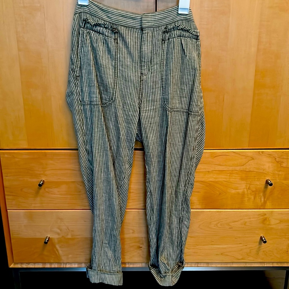 Anthropologie by Anthropologie Linen Cotton Blend Pant XS